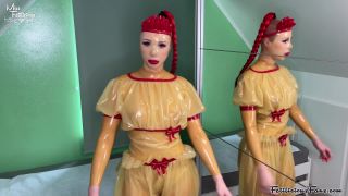 FetiliciousFans SiteRipPt 1Dressing Up in Transparent Latex-6