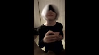 Emily Jay TS – Sissy 2B Gives Sloppy Head 1920×1080 HD Cosplay-3
