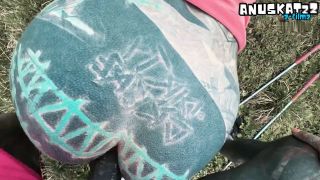 Outdoor Hiking Fuck with Tattooed Anuskatzz - HD 720P-5