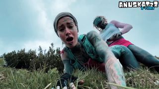 Outdoor Hiking Fuck with Tattooed Anuskatzz - HD 720P-6