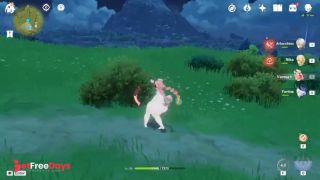 Varesa Genshin Impact Cow Bikini Mod ShowCase-0