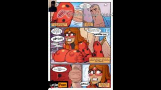 In Miraculous Ladybug Outfit she fucks the mayor-6