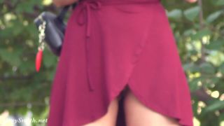 online xxx video 30 amateur rimjob Jeny Smith – the V Type Red Dress, mini on fetish porn-6