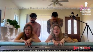 [GetFreeDays.com] Playing cards with our close friends ends up in WIFE SWAPPING - Sammm Next Door and Stella Sedona Sex Video May 2023-6