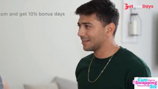 Horny hotties Leana Lovings and Hailey Rose beg Stepbro to give them a French Coat of Cum-1