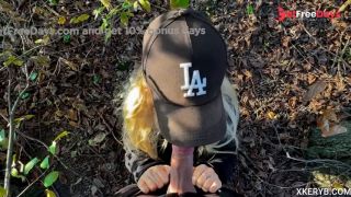A babe with makeup and pigtails got fucked deep in the throat, then in the tits and cum on her face-1