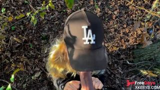 A babe with makeup and pigtails got fucked deep in the throat, then in the tits and cum on her face-4