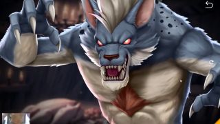 studiouwu - TWO HOTTIES BEING FUCKED BY FURRY WEREWOLVES - LOOP QUEEN-3
