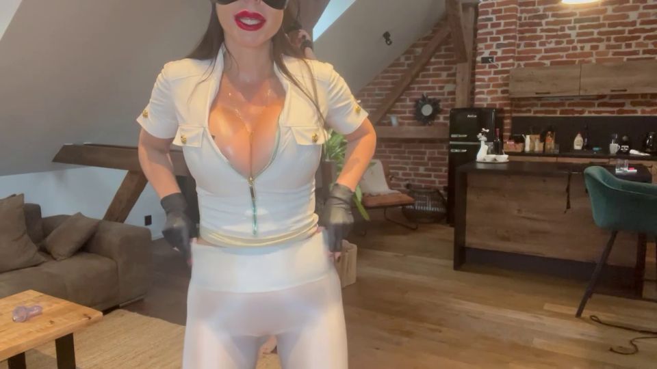  Femdom porn  Lady Nikita - Orgasm Control And Cum Eating  Milking