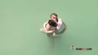 Amateur couples filmed fucking on the  beach-7