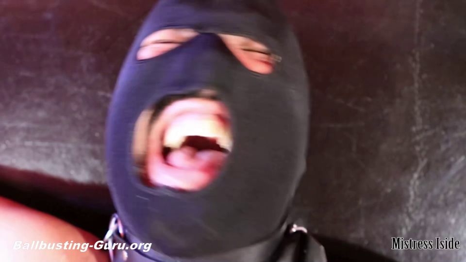 Cock stuck with 6 inch heel -  mistress