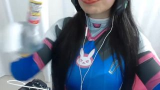 PHEmanuelly RaquelASMR COSPLAY D VA Push Pop Candy Mouth Sounds Masterbating So Hot¡¡¡ - 480p-4