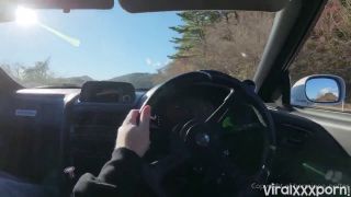 Cumshot Hermione Potter Teases In A Nissan Skyline With A Sloppy BJ Video Hermione Potter-1