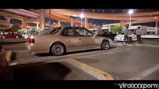 Cumshot Hermione Potter Teases In A Nissan Skyline With A Sloppy BJ Video Hermione Potter-7