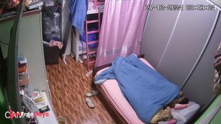 [Sleeping.Porn] Dad and mom sleeping together in the pink bedroom, watch now-5