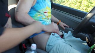 Car Ballbusting made him Pull over to Punch his Balls.-5