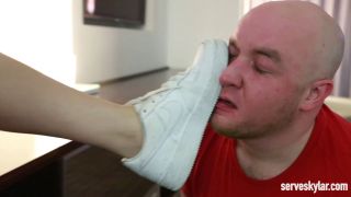 Serve Skylar - Dirty shoe licker gets blackmailed - Serveskylar-2