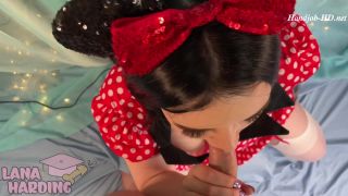online clip 21 black girl foot fetish Minnie Mouse Facialised Cums From Wand – Lana Harding – HandJob, foot on feet porn-0