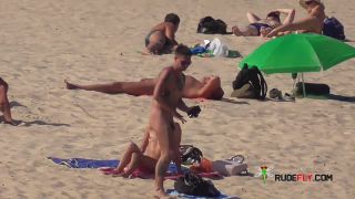 Dame naturist masturbation at strand  3-4