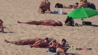 Dame naturist masturbation at strand  3-7