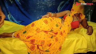 [GetFreeDays.com] Fucked my sexy in saree, tremendous fucking of the ass after wearing yellow sexy saree Sex Stream January 2023-0