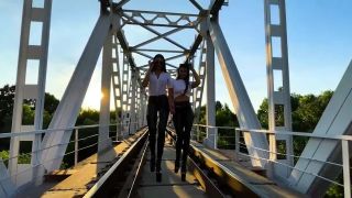 MylatexbabySvetlana & Ksy Railway Bridge at Sunset-6