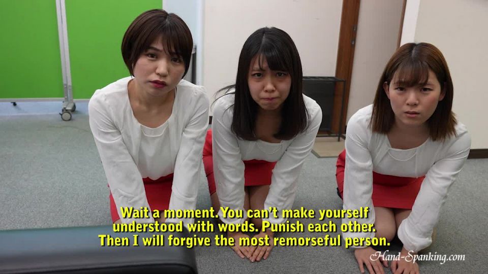 xxx video clip 21 Hand-Spanking – MP4/HD – Yuu, Noa, Fuka – Triangle Spanking I (Eng Sub) | hd | japanese porn asian wetting