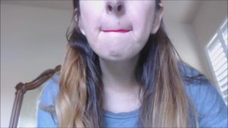 M@nyV1ds - MelanieSweets - Mouth lipstick fetish with bright lips-4