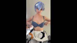 [K2S.CLUB] Julia.neis (kenalialuv) - Rei Ayanami Discovers An Orgasm (Fingering And Using Vibrator) 7 Min, Strip Tease To Fully Nude - HD 720P-3