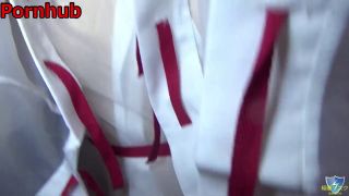Thundermask - Sex with a man in a see-through sexy shrine maiden costume for the first time in six months-2