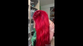 Dressing In Transparent Aqua Latex - FetiliciousFans.-5