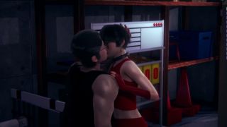 Big Butt Femboy cheerleader and the coach Liz pt.1-1