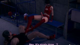 Big Butt Femboy cheerleader and the coach Liz pt.1-4