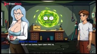 Portal Porn Demoniums  PARODY HENTAI GAME  Ep.4 RICK and MORTY orgy house -8