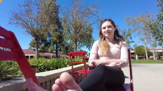 Footfetish 18yo Aleah Part 2 - Public Soles Show - Foot Fetish-3