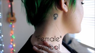 femdom sissy cuckold tattoo | Tattoo Tour 1080 HD – Sage Grey | solo female-0