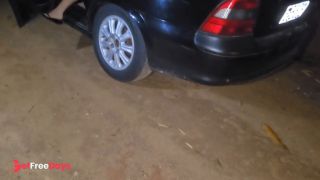Sharing short and young hot wife with stranger BBC on the street INTERRACIAL-9