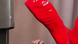 HollyHarlot - foot fetish - latex socks - teasing-0
