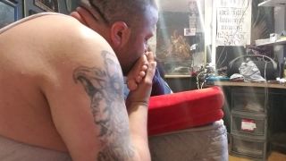 amateur dog Cum shot on soles after foot worship – 1 080p, amateur on milf porn - [Feet porn]-2