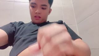 Angelo David - Jakol Sa Cr Ng Mall - Jerking and cum at Mall Restroom (PINOY JAKOL)-8