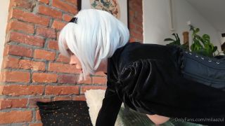 Mila Azul 2b cosplay masturbation (Amateur porn)-8