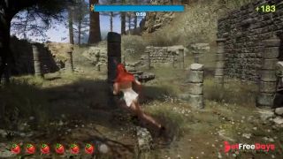 Little Red Riding Hood runs away from the lustful wolf-7