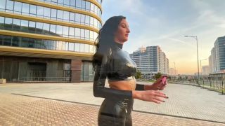 xxx video clip 13 Ksenia Savo Latex Thongs Under Leather Leggings [MyLatexBabe] (SD 670p) | fetish | fetish porn rubber boots fetish-3