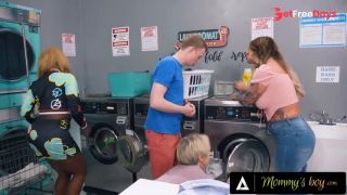 [GetFreeDays.com] MOMMYS BOY - Bored MILF Dee Williams and Her Besties REVERSE GANGBANG Ginger Boy In Public Laundromat Adult Clip January 2023-1