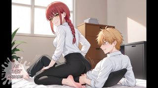 AI Wet Dreams - Makima DOMINATES YOUR CUM! - ASMR/JOI-0