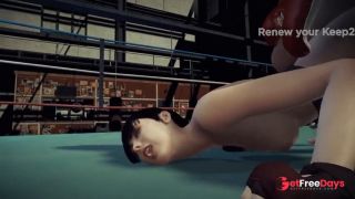 Man fucks beautiful tranny in the ass in the ring-6