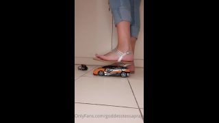 adult video 44 Goddess Tessa – Crush Two Toycars In Sandals | femdom pov | fetish porn skype femdom-1