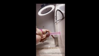 Paulina Candy (paulinajcandy) Dildo Shower Fuck Onlyfans (Amateur porn)-0