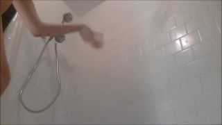 113032 Asian slut showers and bates with buttplug.-2