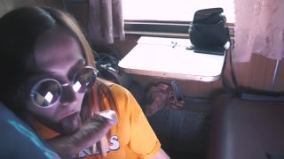 Porn tube MilaGrace - Fucked by Cancer Slim Hot Bitch on the Train, Juice Flows from Pussy-2